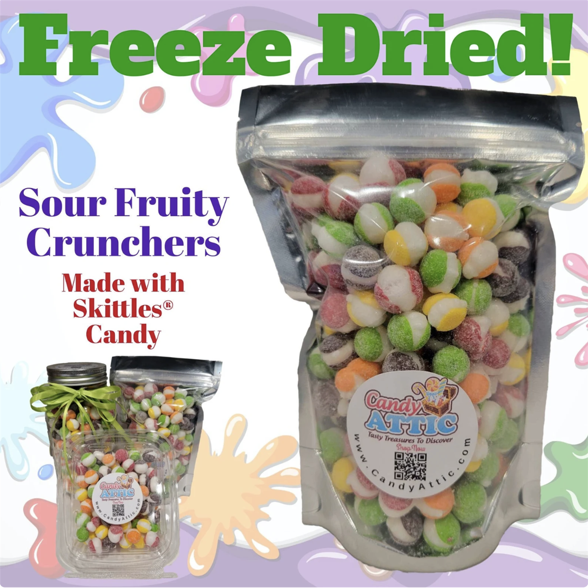 Freeze-Dried Caramel M&M's! (CARAMEL POPPERS) – Crunchy Candy Co.